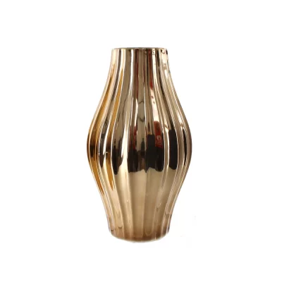 Vaso bulb em porcelana 28x15x15cm
