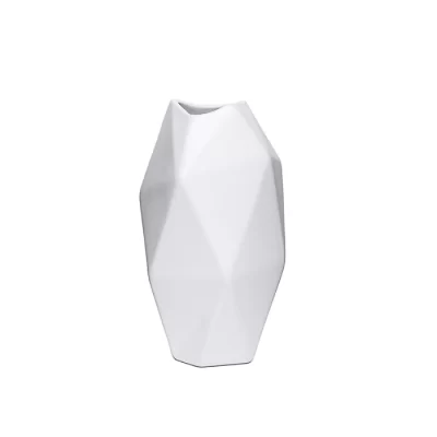 Vaso facet branco 20x12x12cm