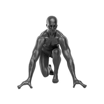 Escultura atleta 25x24x25cm