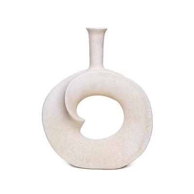 Vaso nuvem em pedra 29x23x10cm