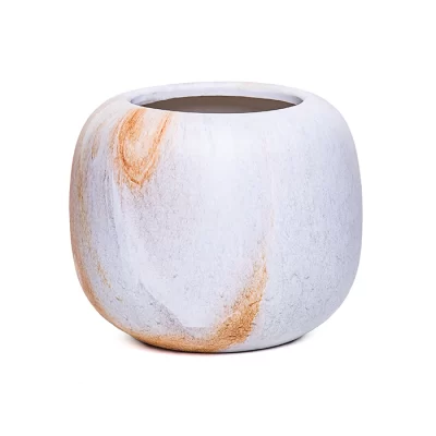 Vaso marmorizado 13x16x16cm