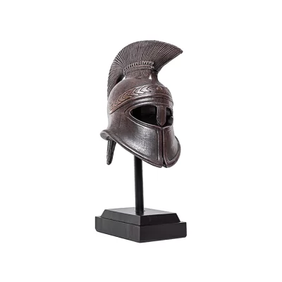 Escultura elmo gladiador 37x22x14cm