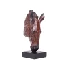 Escultura Cabeça de Cavalo 40x17x15cm