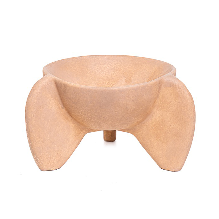 Centro de Mesa Calice Bege 13x27x8cm