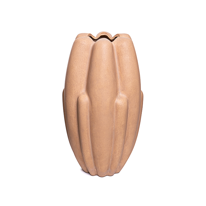 Vaso Tulipa Bege 35x20x20cm