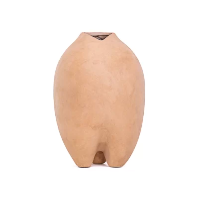Vaso gota bege 21x15x15cm