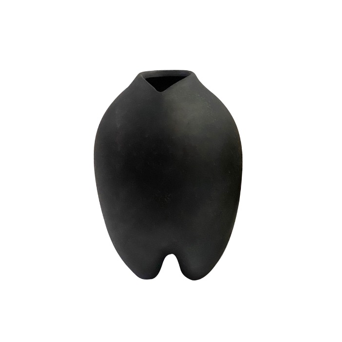 Vaso Gota Preto 21x15x15cm