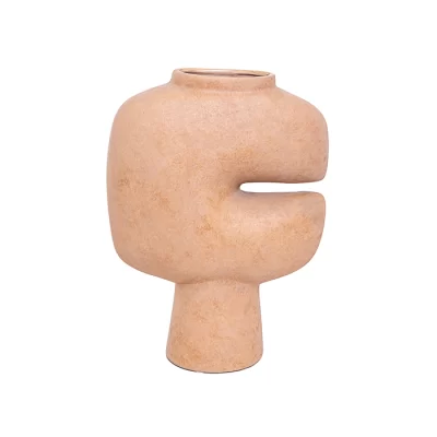 Vaso fenda bege 29x23x10cm