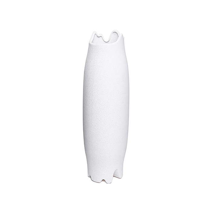 Vaso Vista Branco Areia 41x12x12cm