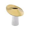 Vaso Chapeu Dourado 29x26x23cm
