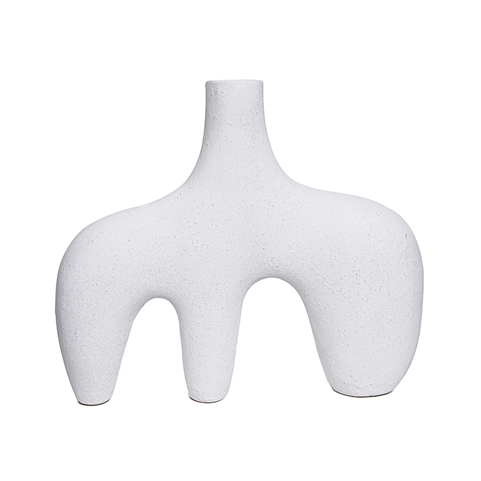 Vaso Tri Branco 28x33x8cm