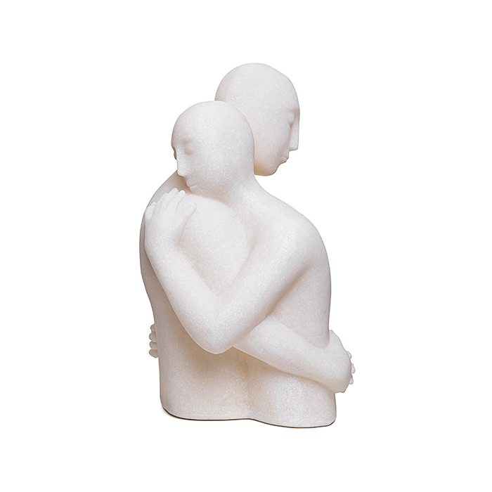 Escultura Casal Abraçado 39x26x23cm