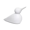 Escultura Passaro Branco 12x21x7cm