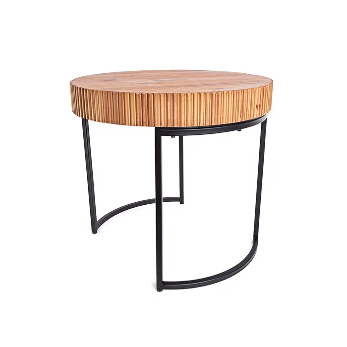 Mesa Lateral Vintage 65x64x23cm