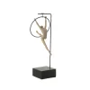Escultura Ginasta Na Argola 48x18x22cm