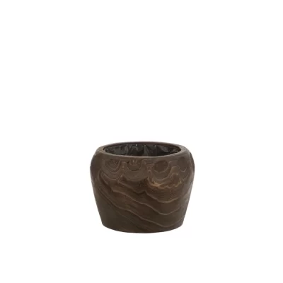 Cachepot thibo em madeira 20x29x29cm