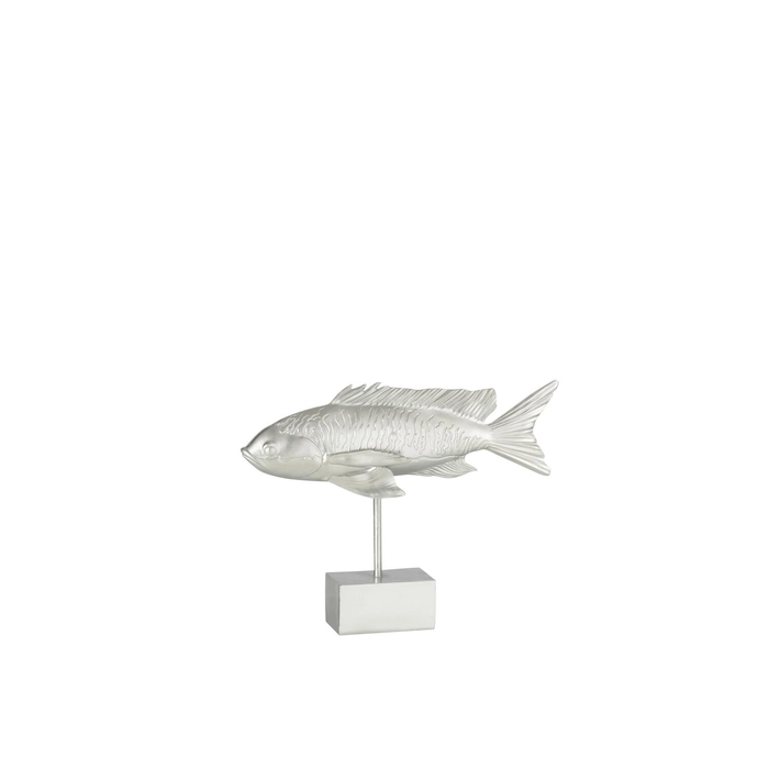 Escultura peixe tropical 26x33x7cm