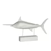 Escultura peixe espada 38x72x8cm