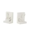 Jogo de porta livros cisne 14x7x11cm