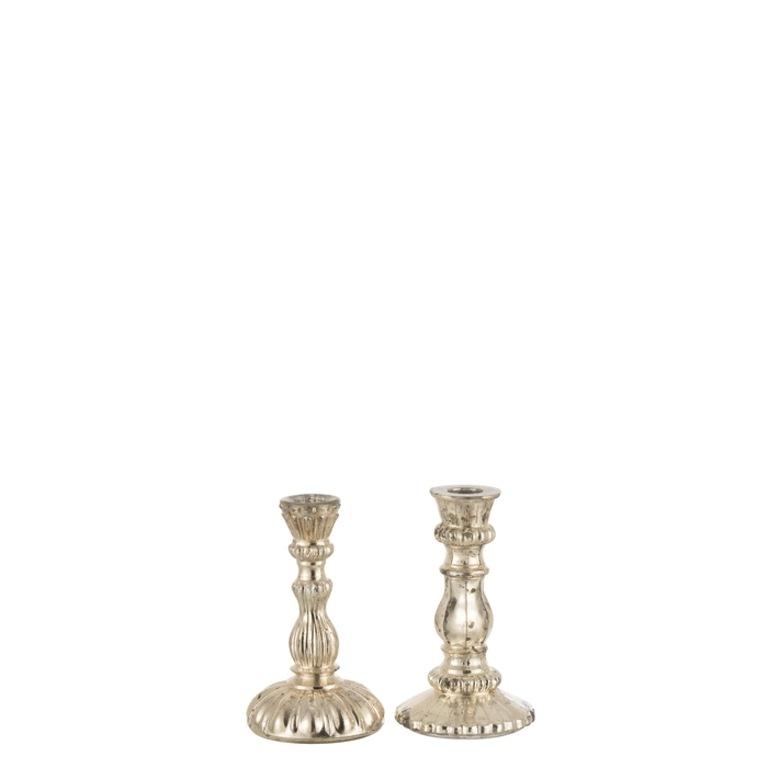 Castical oriental em vidro 15x9x9cm