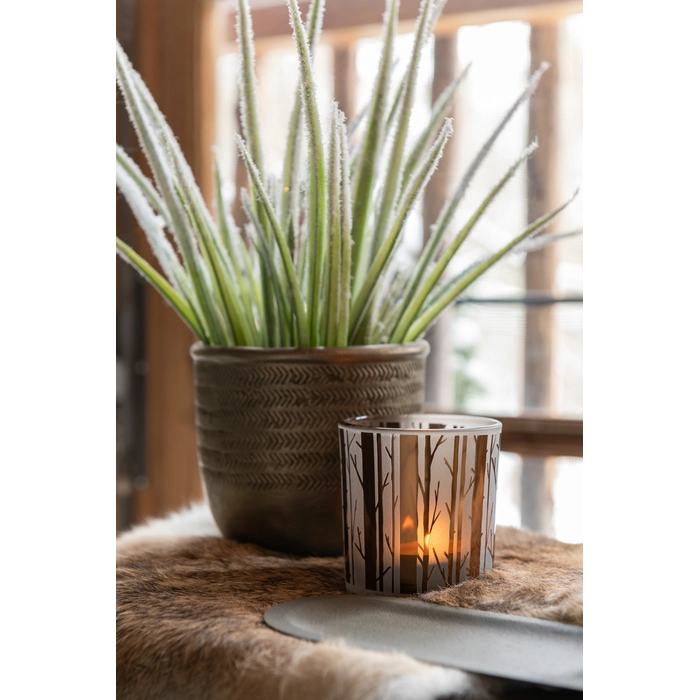 Alternative view of Cachepot chalet 13x15x15cm