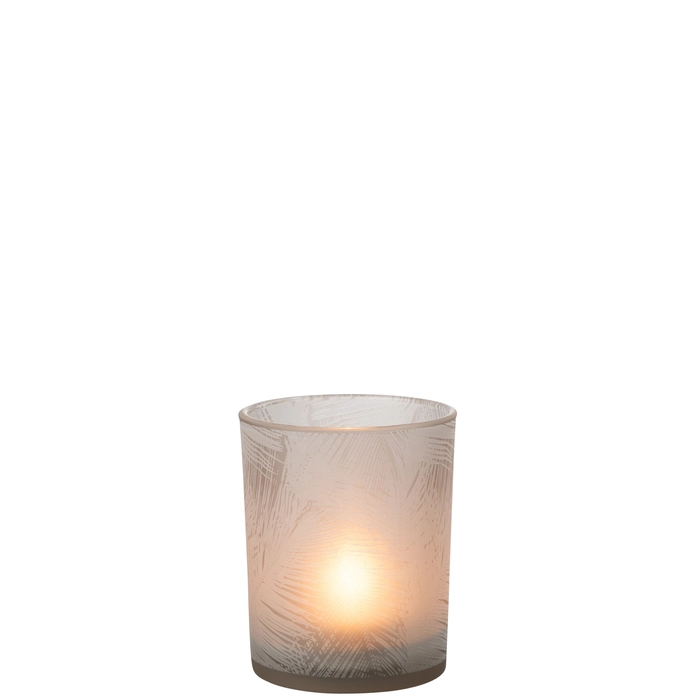 Alternative view of Castical folhas em vidro 13x10x10cm