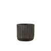 Cachepot line preto 13x14x14cm