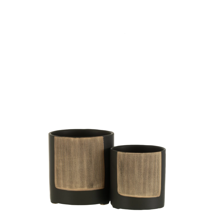 Alternative view of Cachepot ibiza 16x15x15cm