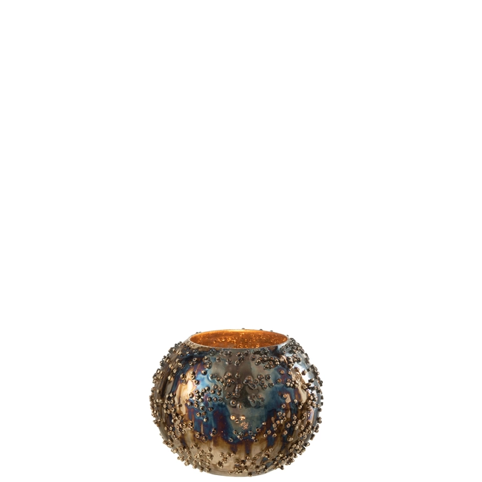 Alternative view of Castical points em vidro 9x11x11cm