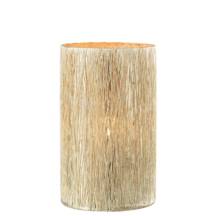 Alternative view of Vaso lines em vidro 21x12x12cm