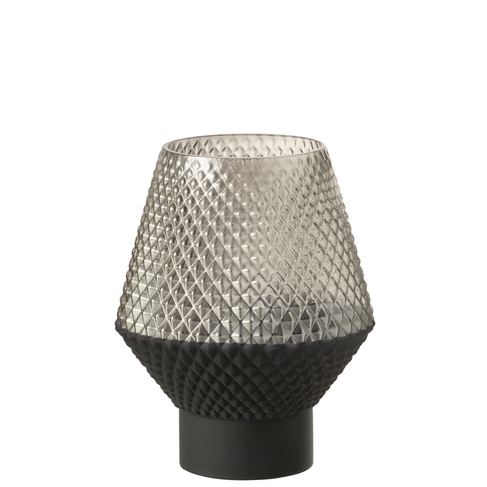 Vaso patt em vidro 22x17x17cm