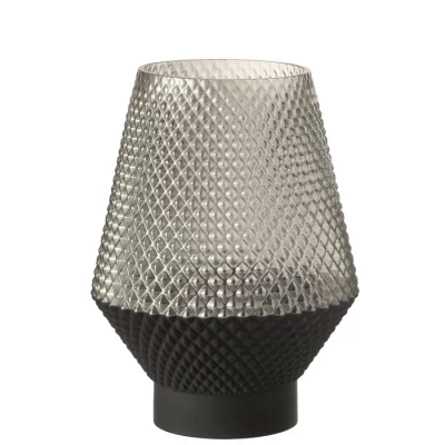 Vaso patt em vidro 26x19x19cm