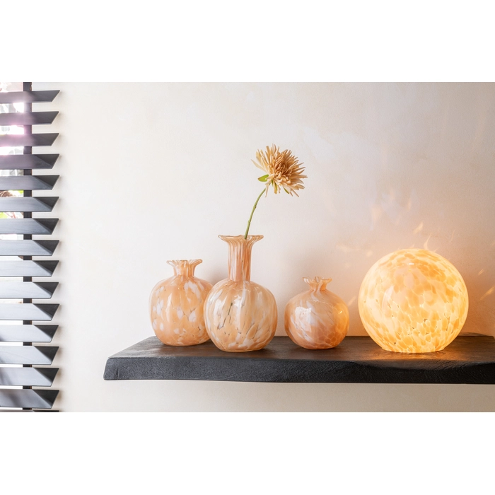 Alternative view of Vaso melissa bege 14x12x12cm