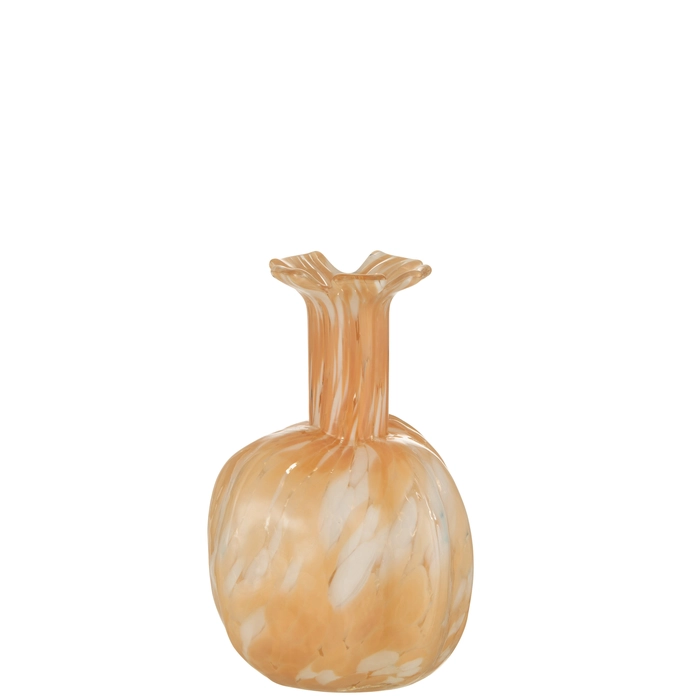 Vaso melissa bege 23x14x14cm