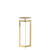 Castical holder em inox dourado 39x17x17cm
