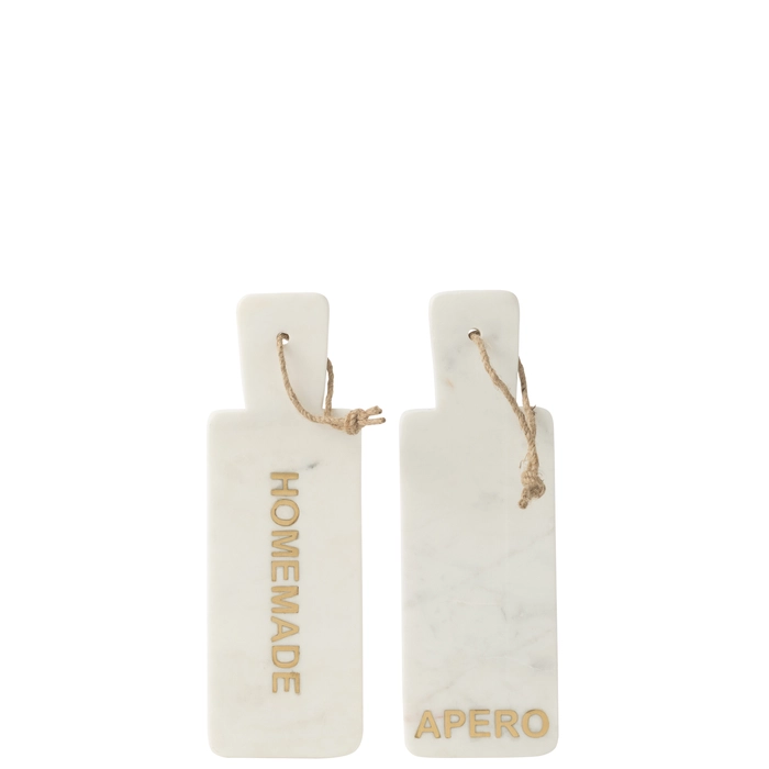 Tabua aparitivo de marmore 2x30x10cm