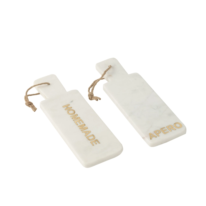 Alternative view of Tabua aparitivo de marmore 2x30x10cm