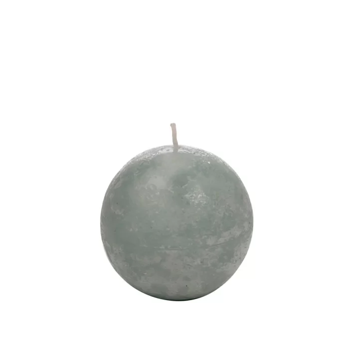 Vela redonda verde claro - 24h 8x8x8cm