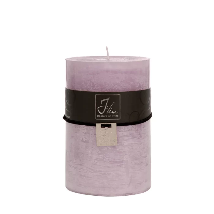 Vela cilíndrica lavanda - 120h 15x10x10cm