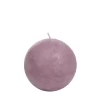 Vela redonda lavanda - 40h 9x9x9cm