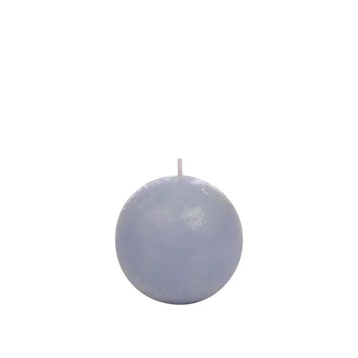 Vela redonda azul - 16h 7x7x7cm