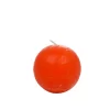 Vela redonda laranja - 24h 8x8x8cm