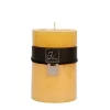 Vela cilíndrica amarela - 120h 15x10x10cm