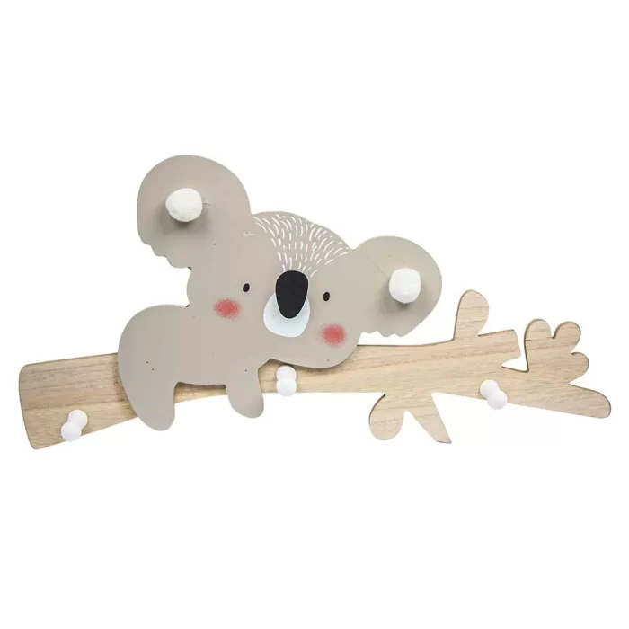 Cabideiro coala 22x48x6cm