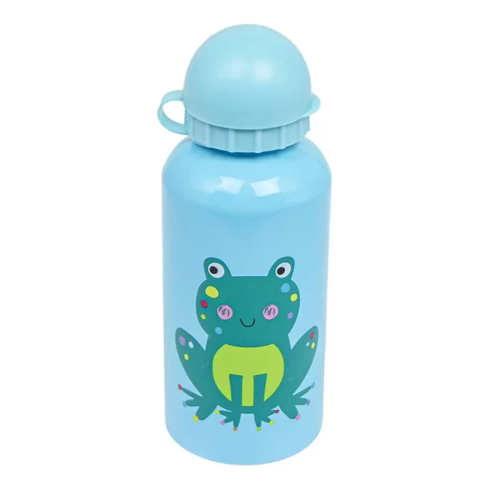 Garrafa térmica sapo azul 18x7x7cm