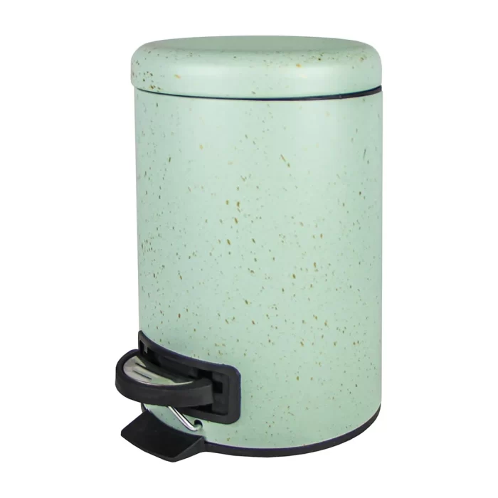 Lixeira com pedal verde 26x17x23cm