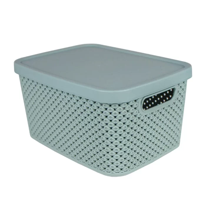 Cesto organizador verde p 13x24x18cm