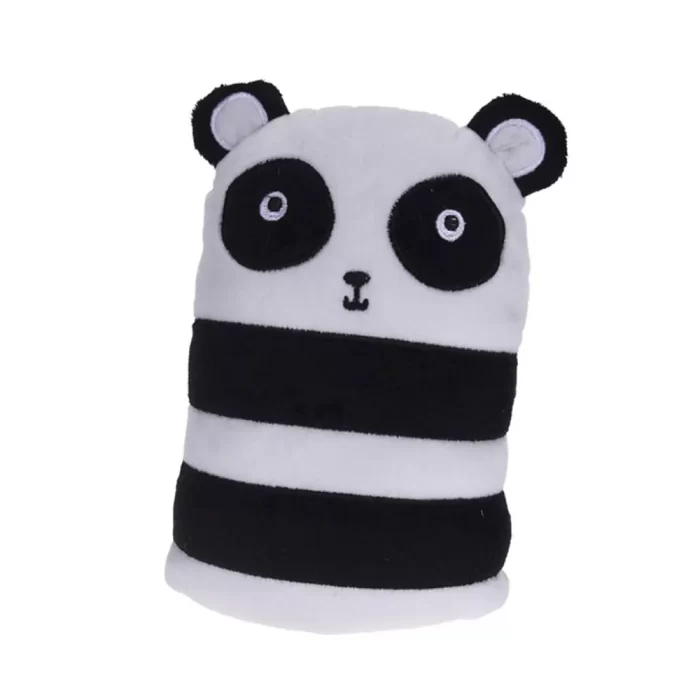 Peso de porta urso panda 19x15x10cm