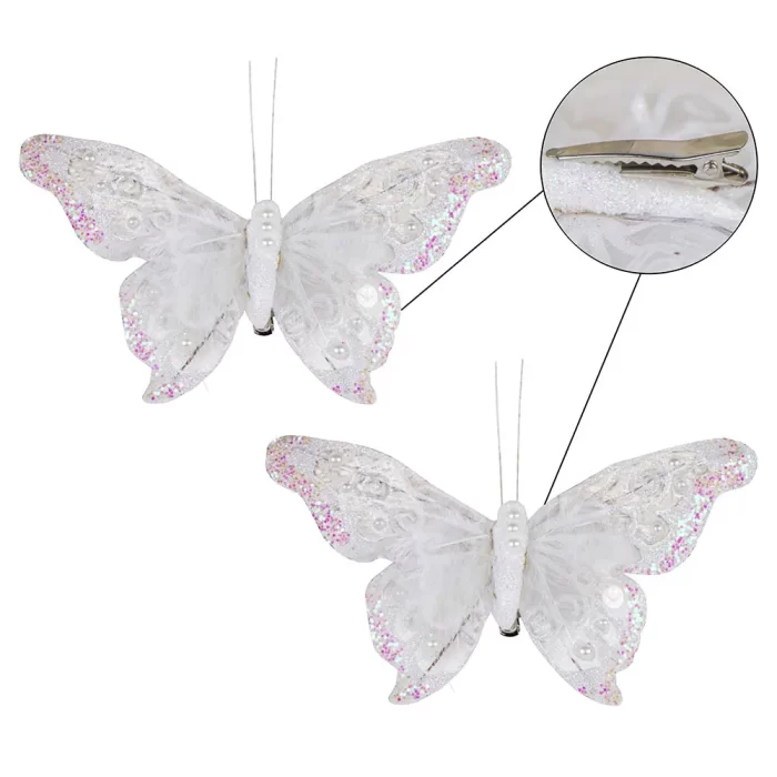 Jogo 2 borboletas furtacor 16x13x2cm