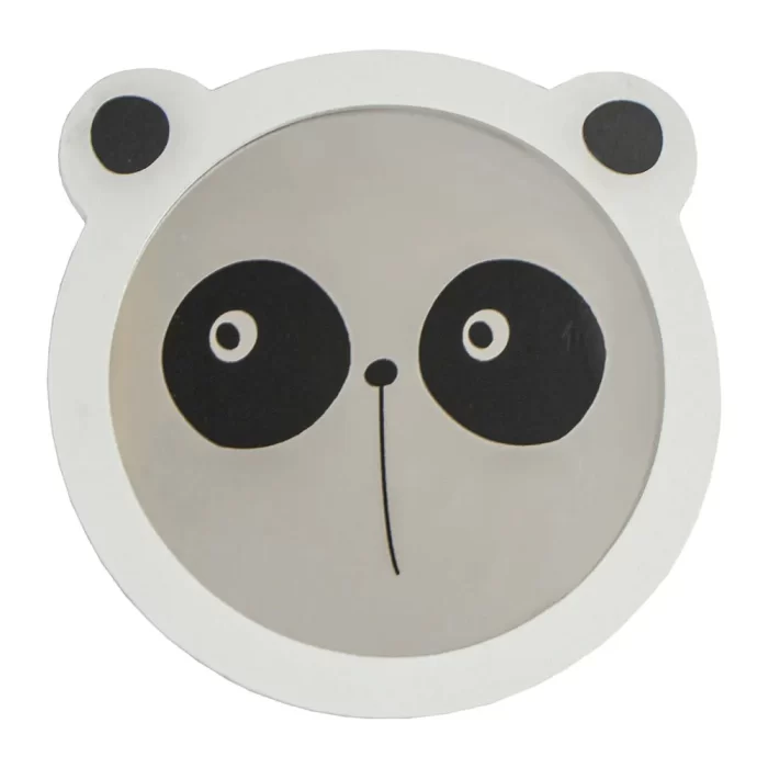Mini espelho panda 15x16x1cm